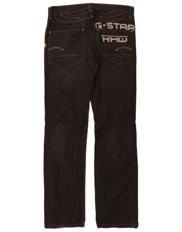 G-Star Womens Graphic Straight Jeans W30 L34 Grey