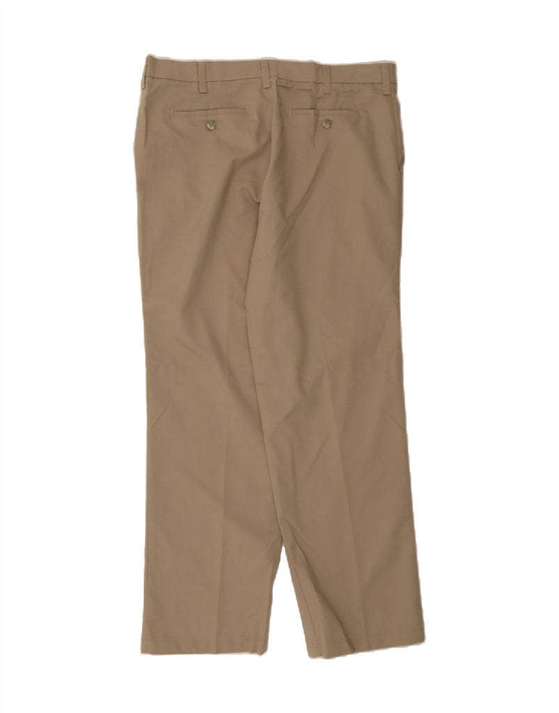 LEE Mens Straight Chino Trousers W36 L32 Beige Polyester Vintage Lee and Second-Hand Lee from Messina Hembry 