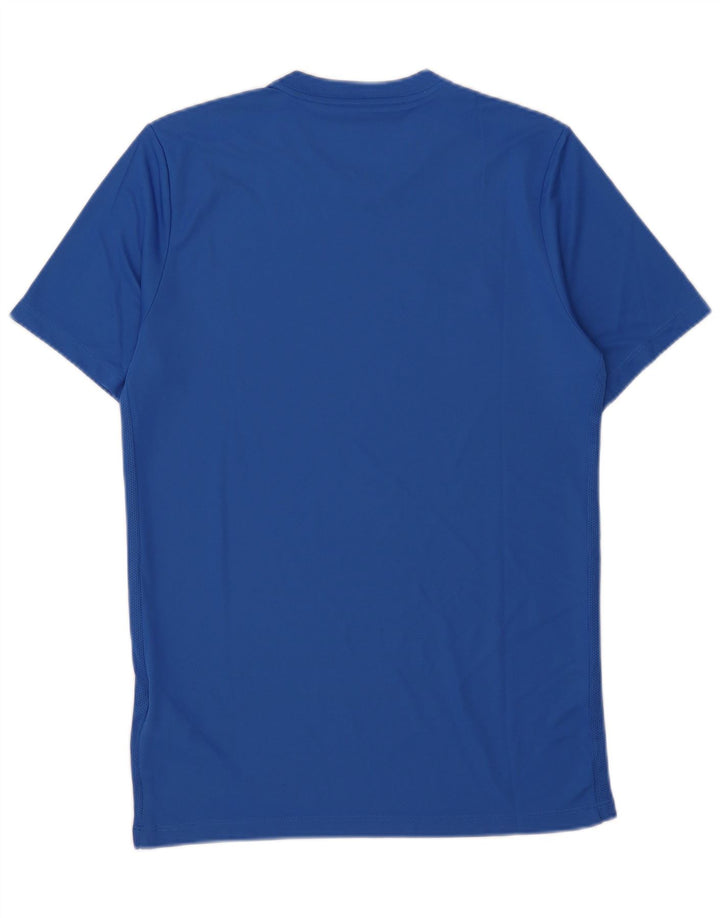 Nike Mens Dri Fit Graphic T-Shirt Top Medium Blue Polyester