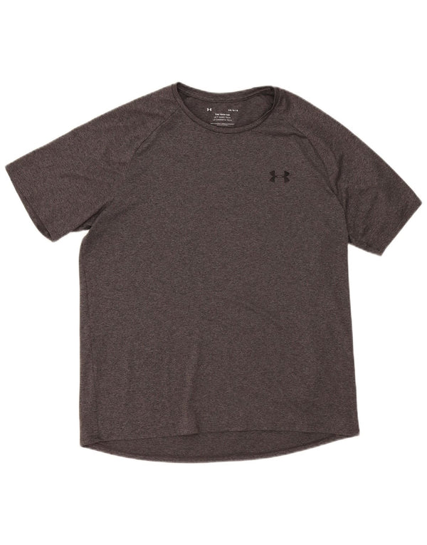 Under Armour Mens T-Shirt Top Large Grey Flecked