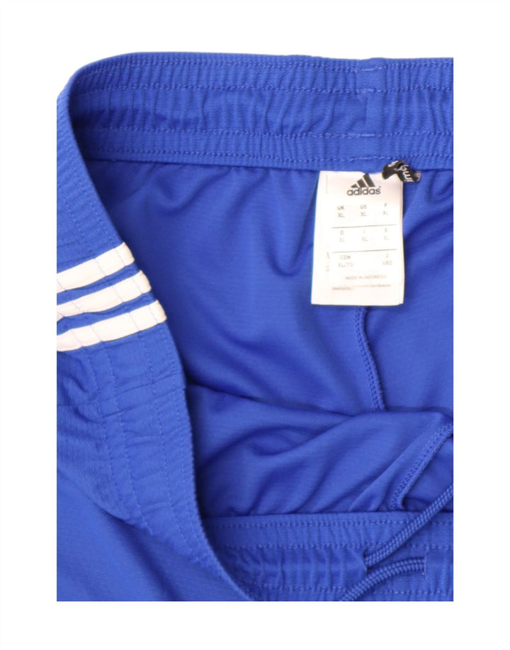 Adidas Mens Climalite Sport Shorts XL Blue Polyester
