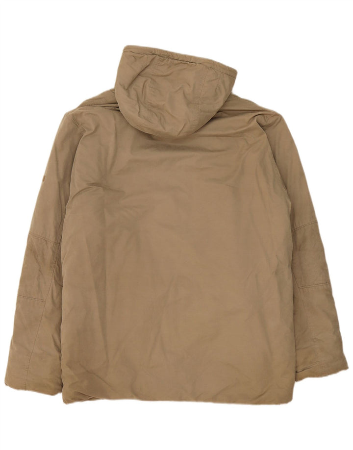 Champion Mens Hooded Padded Jacket UK 42 XL Beige