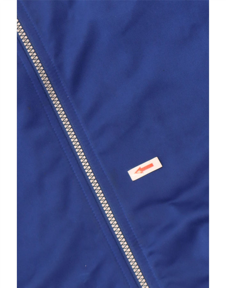 Kappa Boys Tracksuit Top Jacket 12-13 Years XL Blue Colourblock Polyester