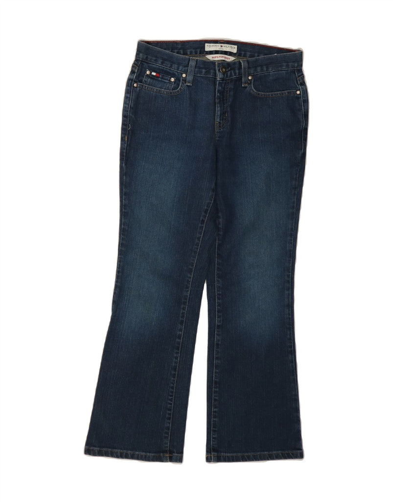 TOMMY HILFIGER Womens Hipster Bootcut Jeans W26 L26 Navy Blue Cotton Vintage Tommy Hilfiger and Second-Hand Tommy Hilfiger from Messina Hembry 
