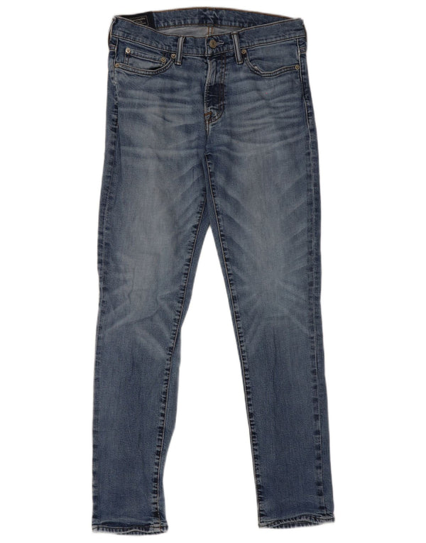 Abercrombie & Fitch Mens Rustin Athletic Skinny Jeans W31 L32 Blue Cotton
