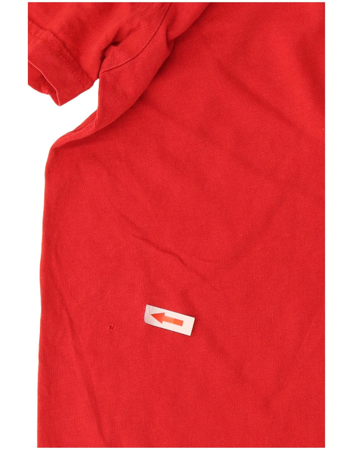 The North Face Mens Graphic T-Shirt Top Medium Red Cotton