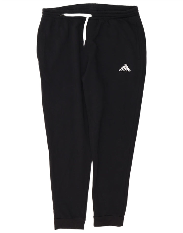 Adidas Mens Tracksuit Trousers Joggers XL  Black Cotton