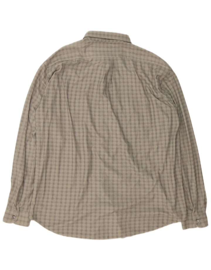 Aesse Mens Shirt 2XL Grey Gingham