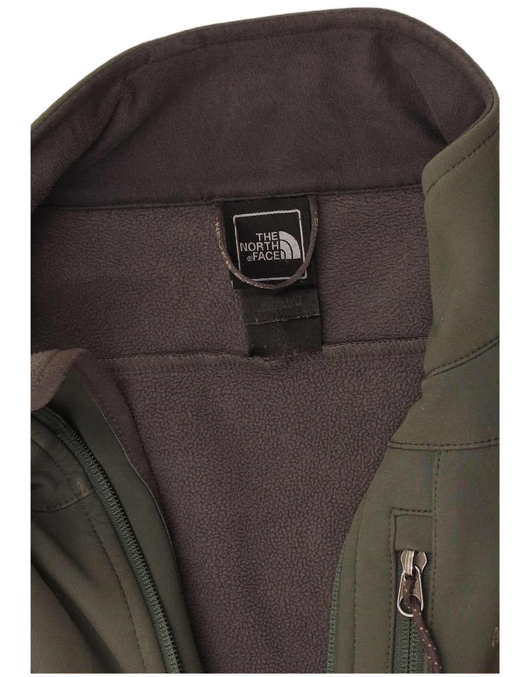 The North Face Mens Windbreaker Jacket UK 36 Small Khaki Polyester