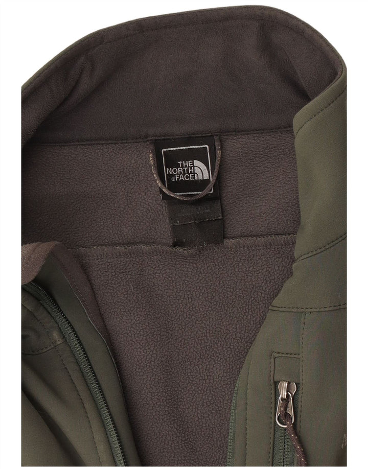 The North Face Mens Windbreaker Jacket UK 36 Small Khaki Polyester