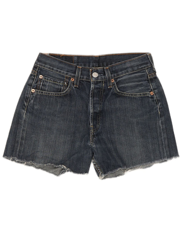 Levi's Womens 501 Denim Shorts W28 Medium  Blue Cotton