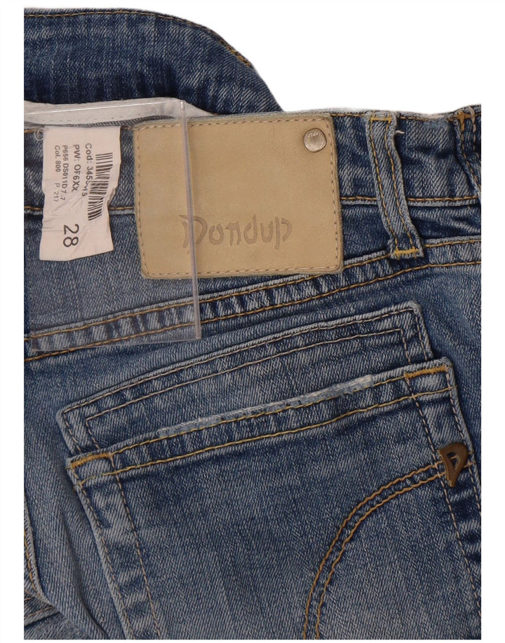 Dondup Womens Skinny Jeans W28 L31 Blue Cotton