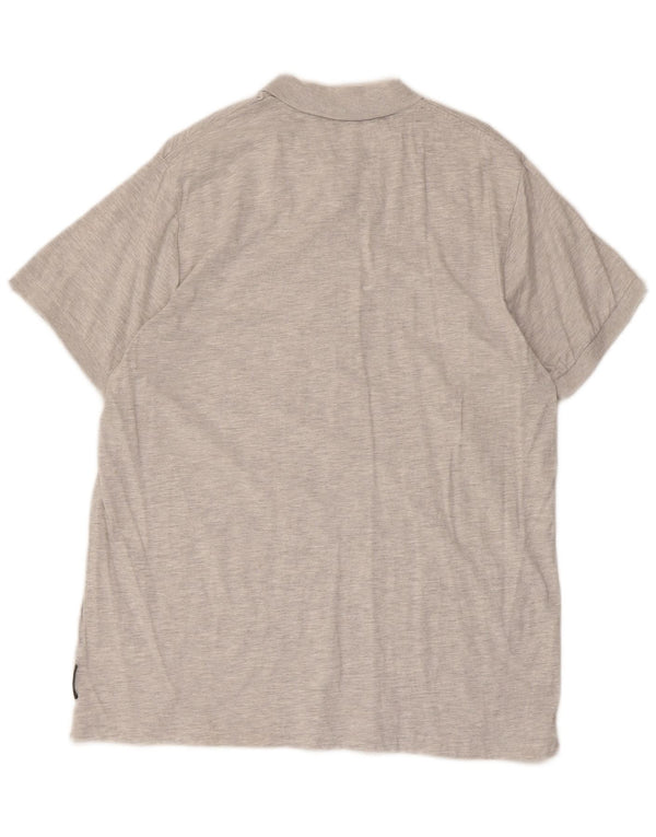 French Connection Mens Polo Shirt 2XL Grey Cotton