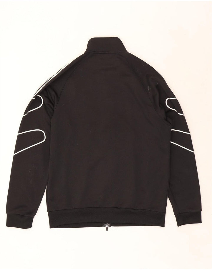 Adidas Mens Tracksuit Top Jacket Small Black Polyester