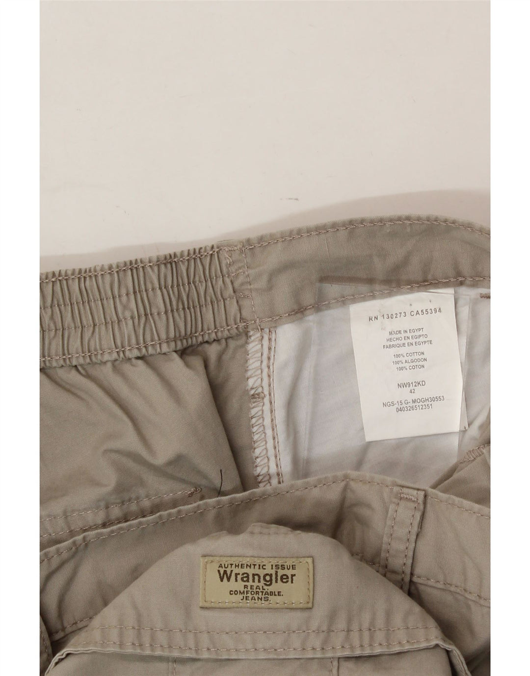 WRANGLER Mens Cargo Shorts W42 2XL Grey Cotton Vintage Wrangler and Second-Hand Wrangler from Messina Hembry 