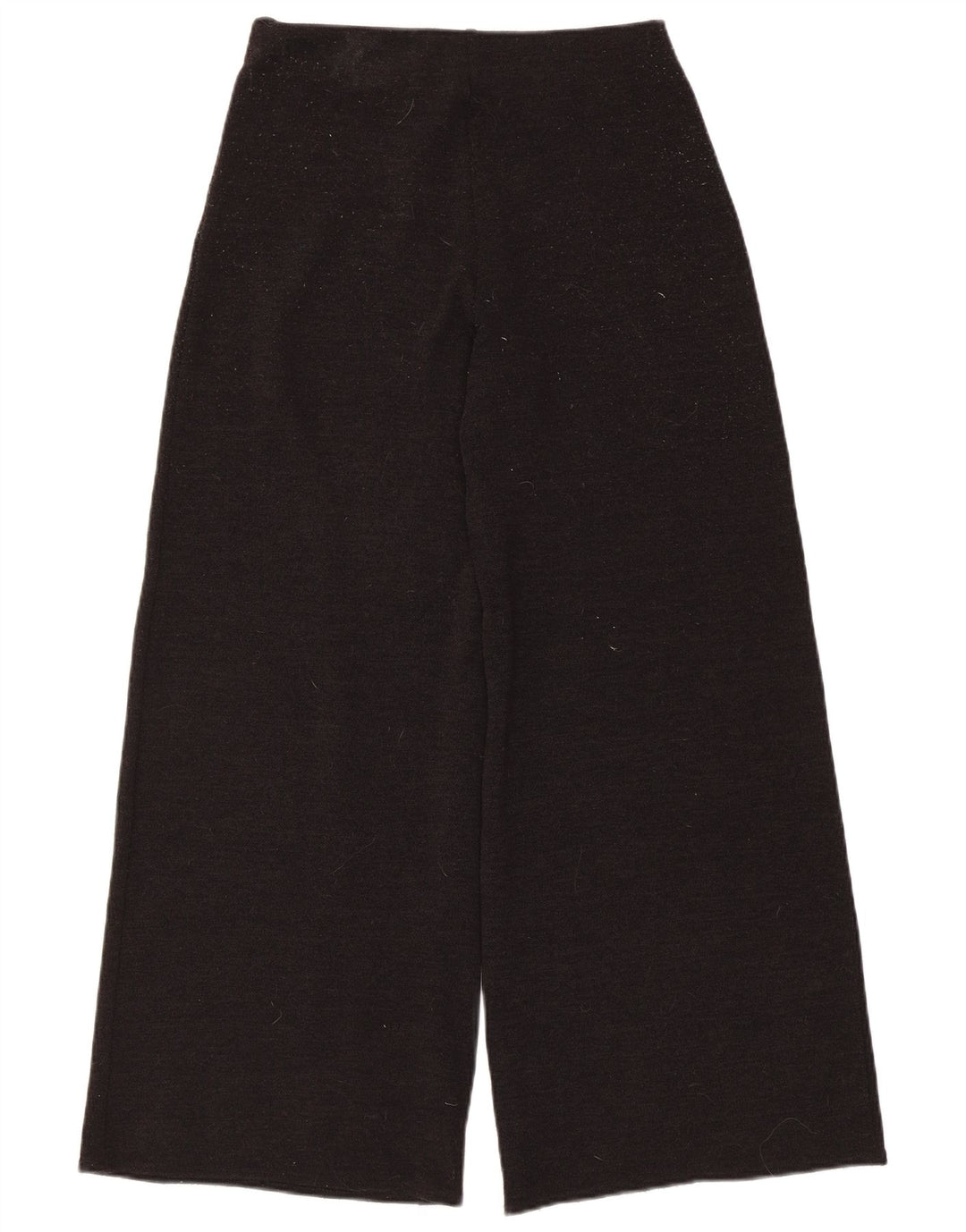 Zara Womens Wide Leg Casual Trousers Medium W28 L28 Black Polyester