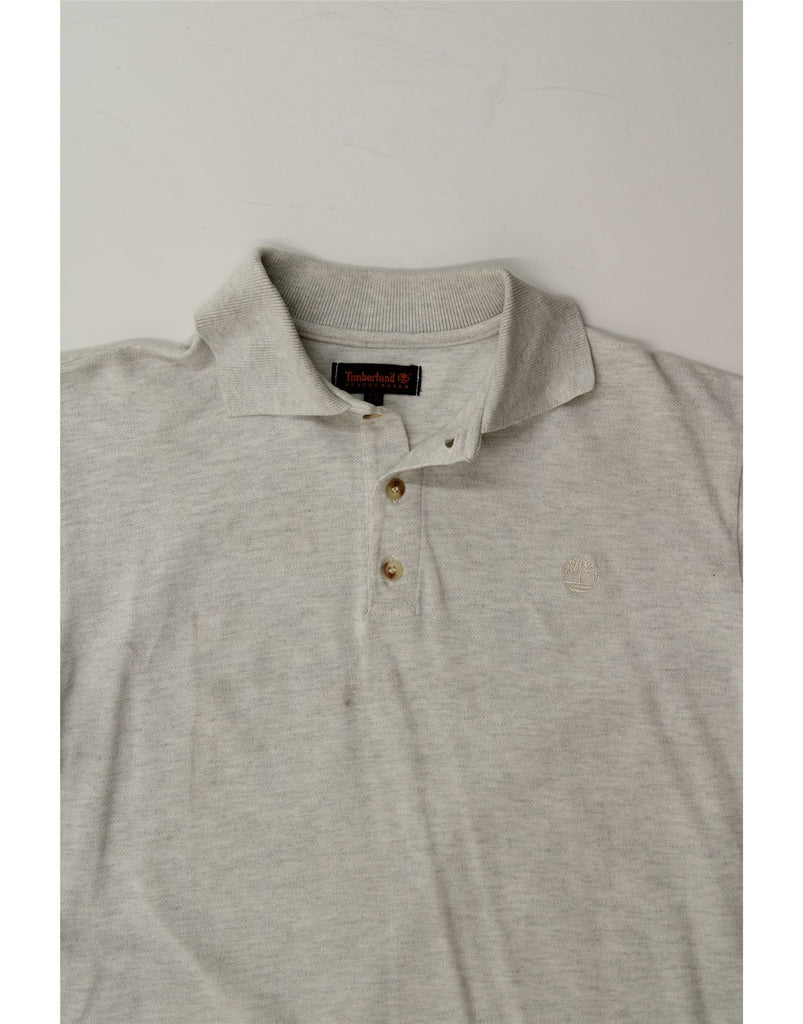 TIMBERLAND Boys Polo Shirt 11-12 Years Grey Cotton Vintage Timberland and Second-Hand Timberland from Messina Hembry 
