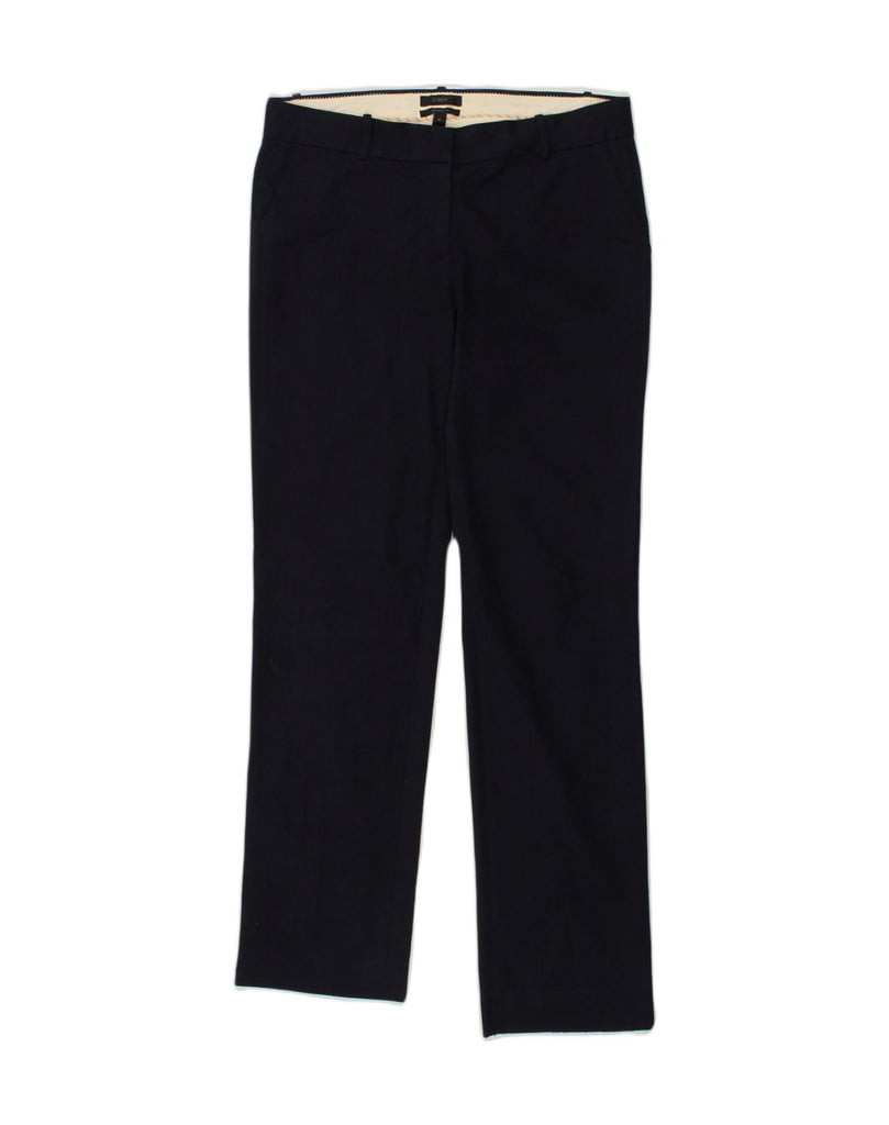 J. CREW Womens Straight Chino Trousers US 8 Medium W34 L34 Navy Blue | Vintage J. Crew | Thrift | Second-Hand J. Crew | Used Clothing | Messina Hembry 