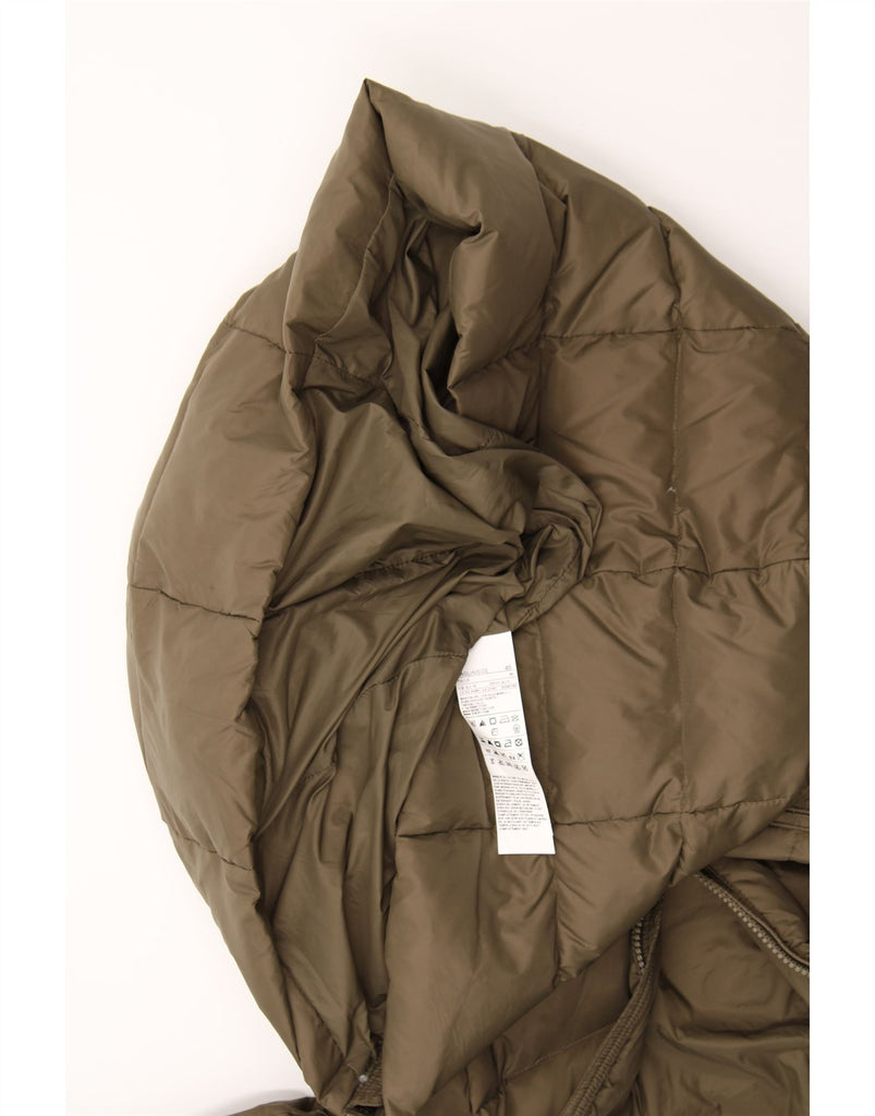 BENETTON Womens Padded Coat IT 46 Large Brown Polyamide Vintage Benetton and Second-Hand Benetton from Messina Hembry 