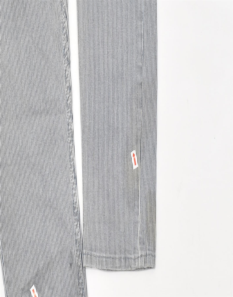 LEVI'S Womens Slim Jeans  W30 L30 Grey Striped Cotton | Vintage | Thrift | Second-Hand | Used Clothing | Messina Hembry 