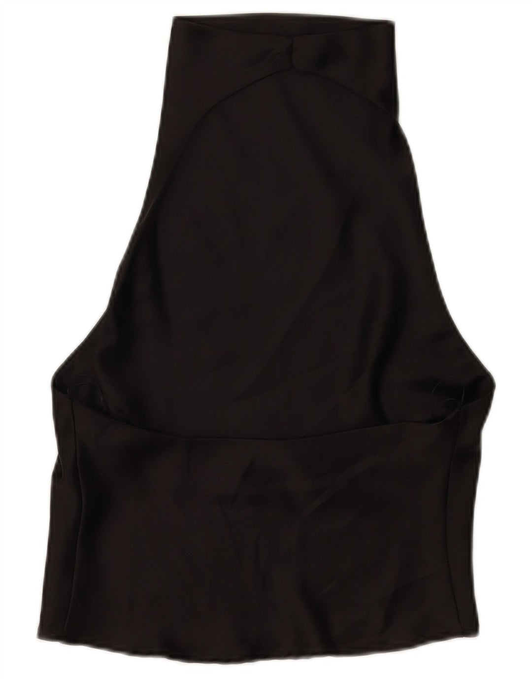 Zara Womens Halter Top UK 10 Small Black