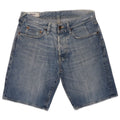 Gas Womens Denim Shorts W29 Medium Blue Cotton