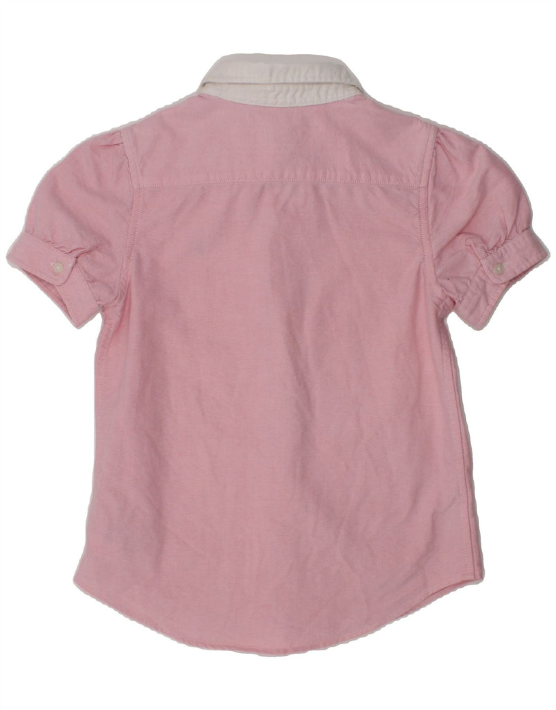 POLO RALPH LAUREN Girls Short Sleeve Shirt 5-6 Years Pink Cotton | Vintage Polo Ralph Lauren | Thrift | Second-Hand Polo Ralph Lauren | Used Clothing | Messina Hembry 