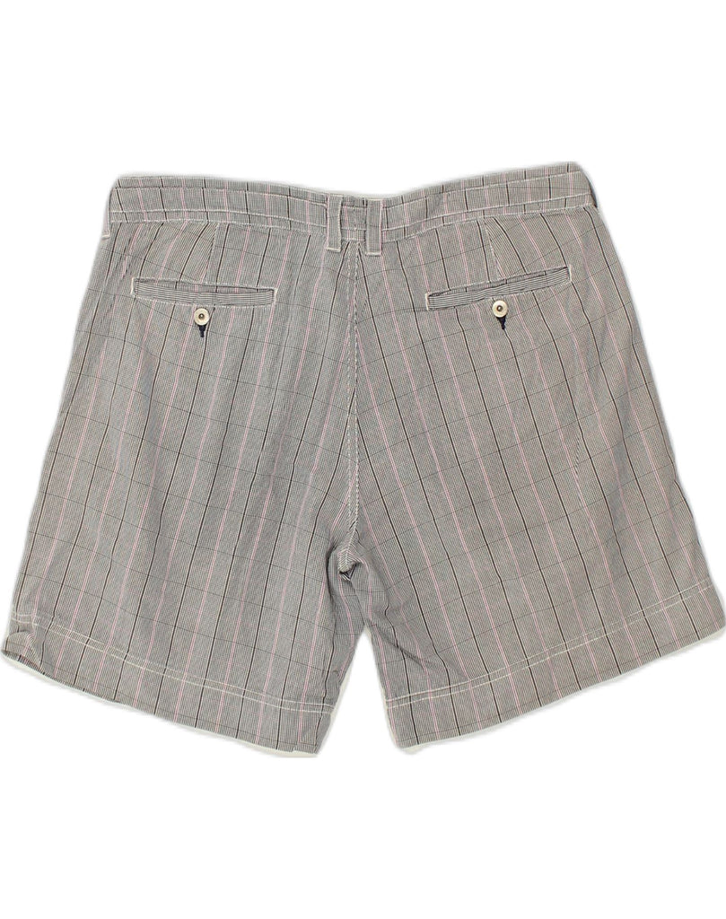 CHAMPION Womens Casual Shorts Large W33  Grey Check Cotton | Vintage Champion | Thrift | Second-Hand Champion | Used Clothing | Messina Hembry 