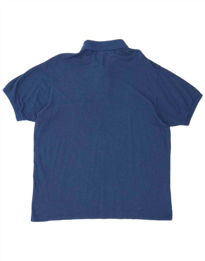 Lacoste Mens Classic Fit Polo Shirt Size 7 2XL Blue Cotton