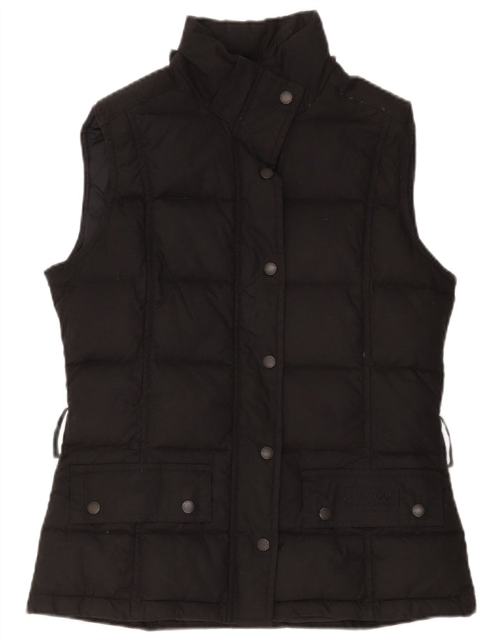 Barbour Womens Padded Gilet UK 10 Small Black