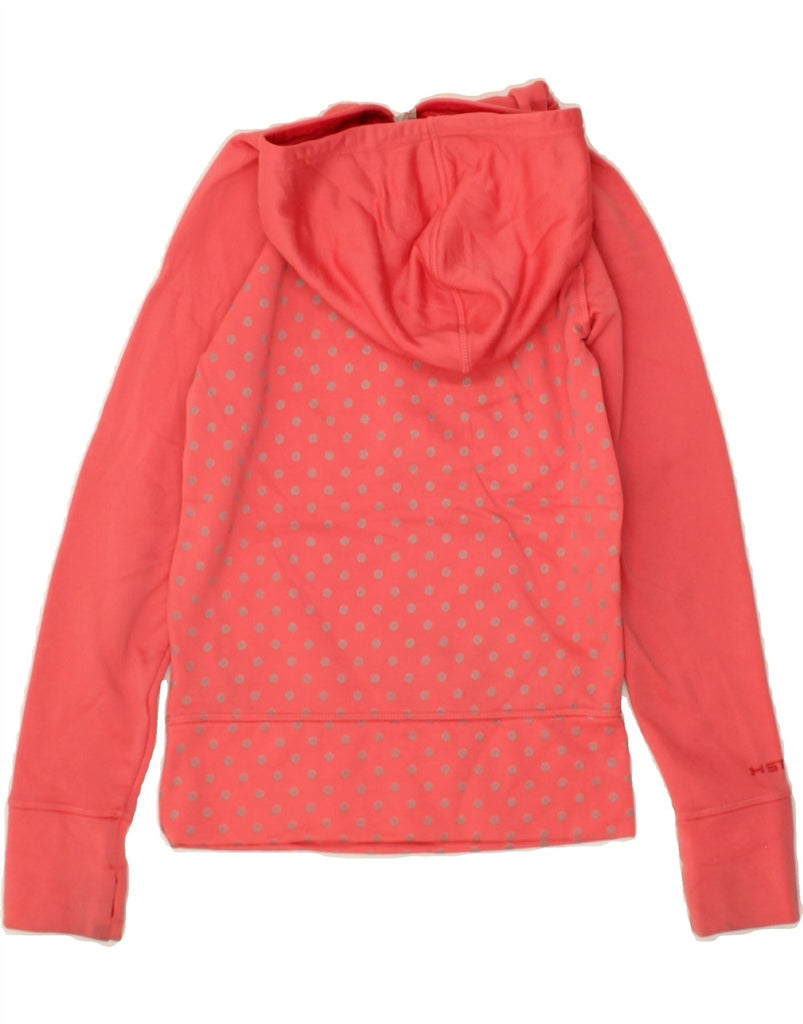 UNDER ARMOUR Girls Graphic Hoodie Jumper 6-7 Years XS Red Polka Dot | Vintage Under Armour | Thrift | Second-Hand Under Armour | Used Clothing | Messina Hembry 