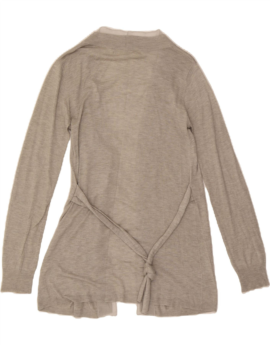 ZARA Womens Open Cardigan Sweater UK 12 Medium Grey Acrylic Vintage Zara and Second-Hand Zara from Messina Hembry 
