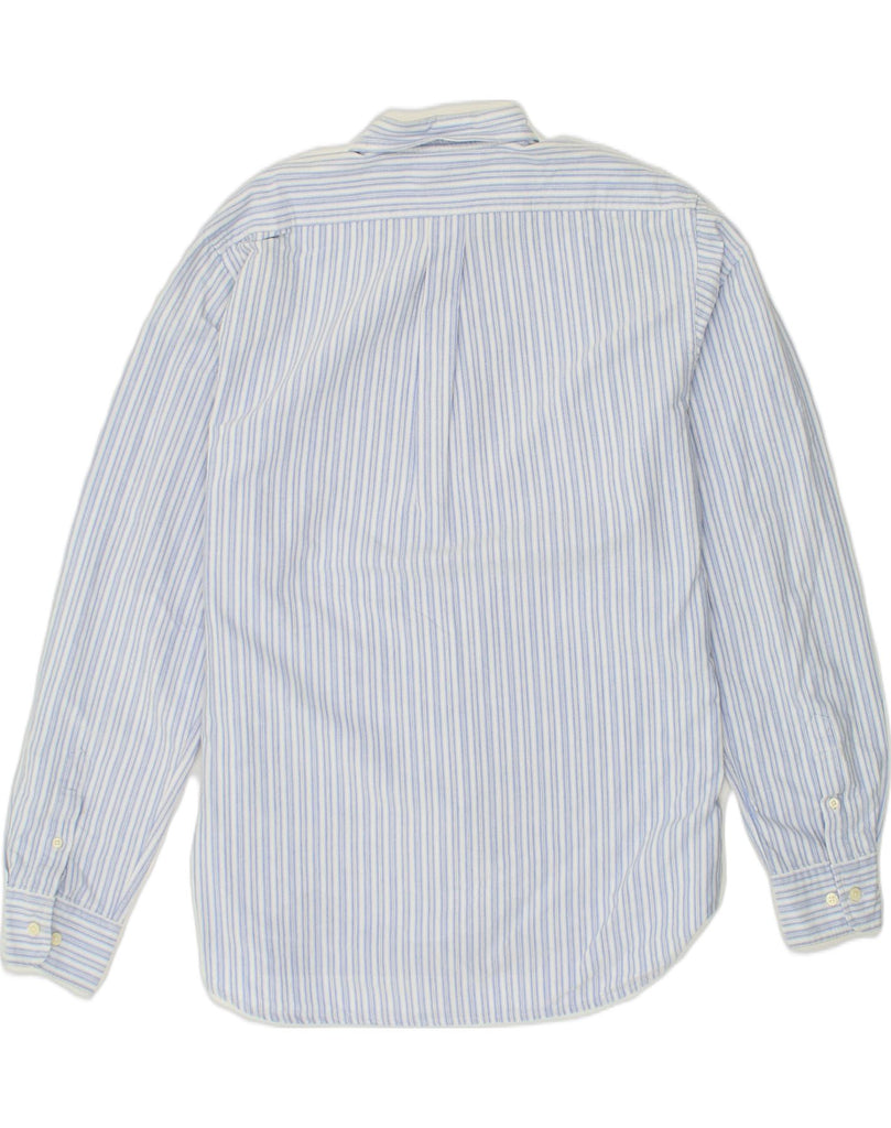 WOOLRICH Mens Shirt 2XL Blue Striped Cotton | Vintage Woolrich | Thrift | Second-Hand Woolrich | Used Clothing | Messina Hembry 