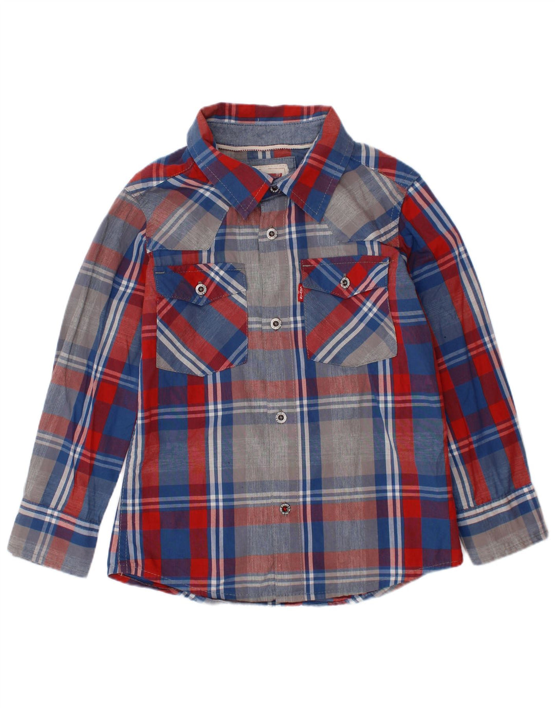 Levi's Boys Shirt 3-4 Years XS Multicoloured Check Cotton