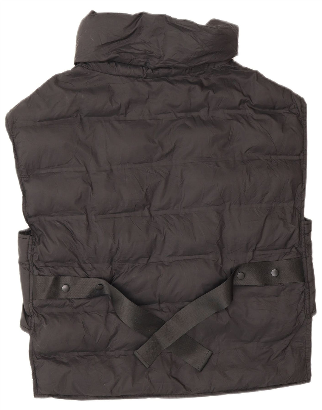 Zara Womens Oversized Padded Gilet UK 10 Small Black