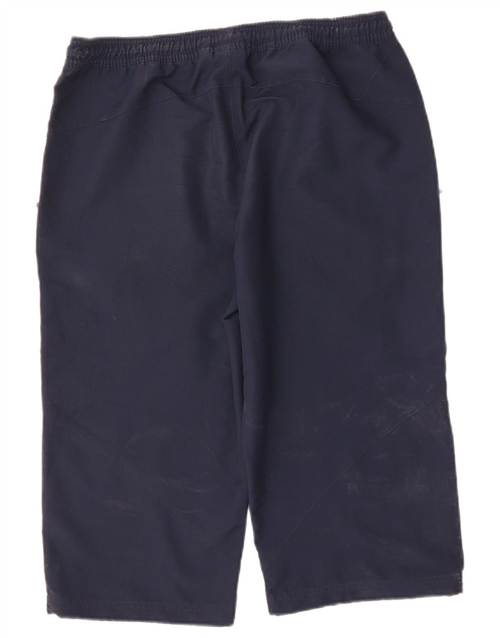 ADIDAS Mens Bermuda Sport Shorts Medium Navy Blue Polyester