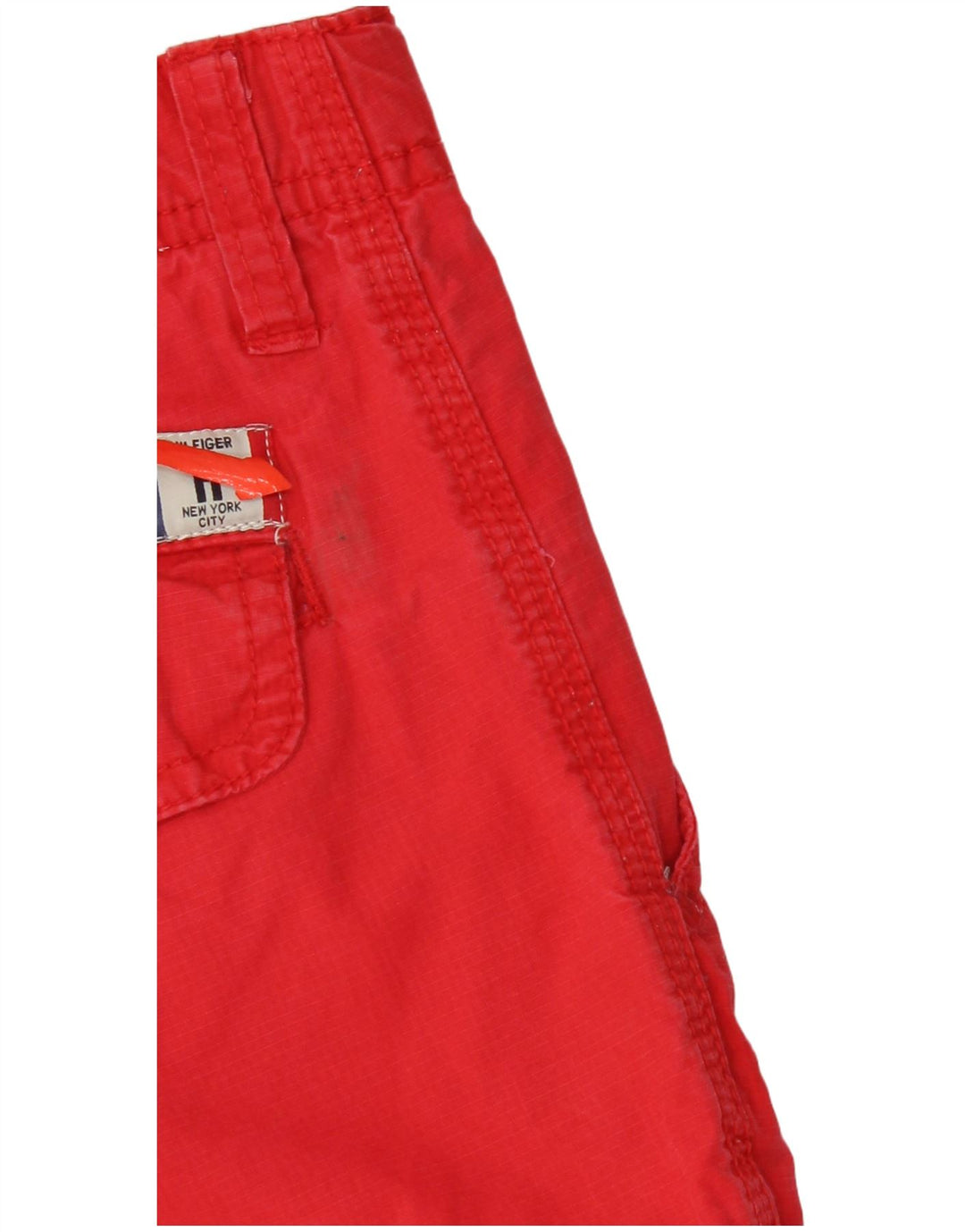 Tommy Hilfiger Boys Cargo Shorts 15-16 Years W32  Red Cotton