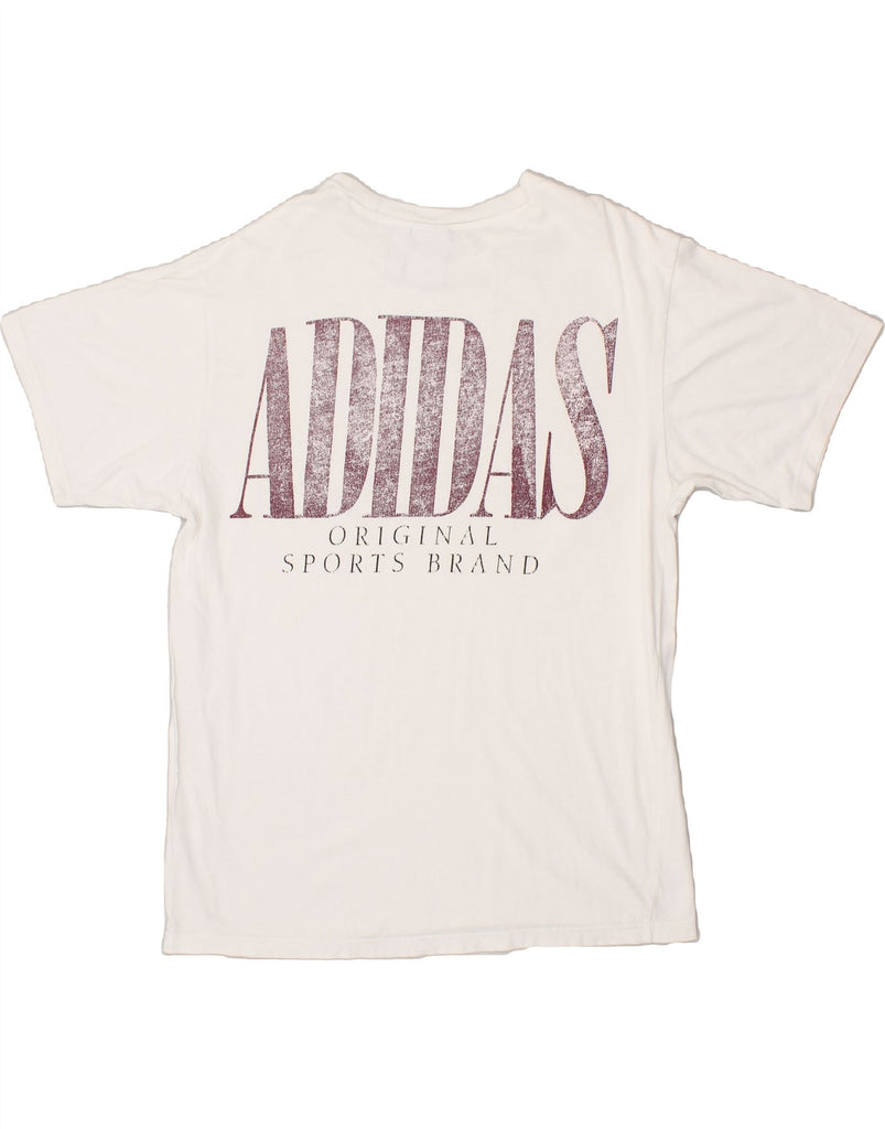 ADIDAS Mens Graphic T-Shirt Top Large White | Vintage Adidas | Thrift | Second-Hand Adidas | Used Clothing | Messina Hembry 