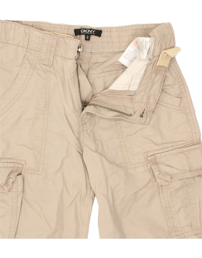 DKNY Boys Straight Cargo Trousers 7-8 Years W24 L22  Beige Cotton | Vintage Dkny | Thrift | Second-Hand Dkny | Used Clothing | Messina Hembry 