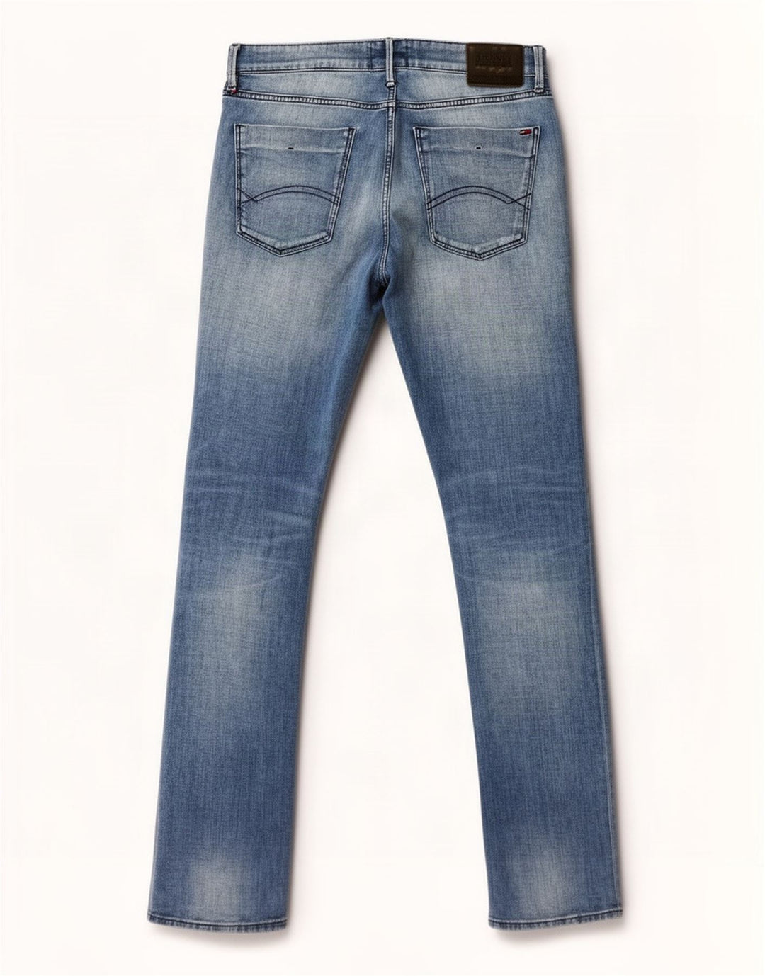 Tommy Hilfiger Mens Slim Jeans W34 L34 Blue Cotton