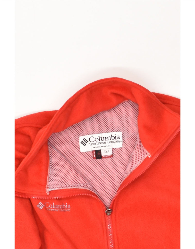 COLUMBIA Womens Fleece Jacket UK 14 Medium Red | Vintage Columbia | Thrift | Second-Hand Columbia | Used Clothing | Messina Hembry 