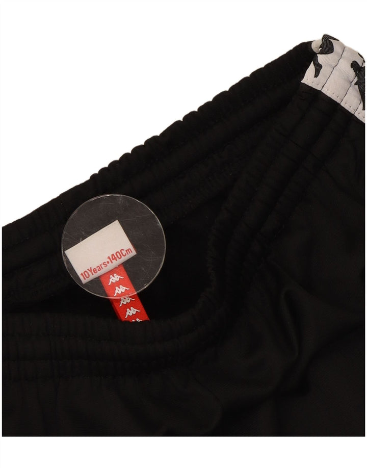 Kappa Boys Graphic Sport Shorts 9-10 Years  Black Colourblock Polyester