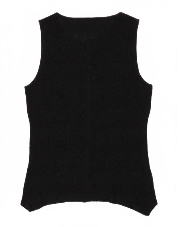 Marella Womens Vest Top UK 12 Medium Black