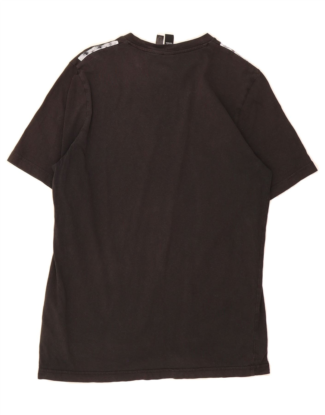 ADIDAS Womens T-Shirt Top UK 14 Medium Black Cotton Vintage Adidas and Second-Hand Adidas from Messina Hembry 
