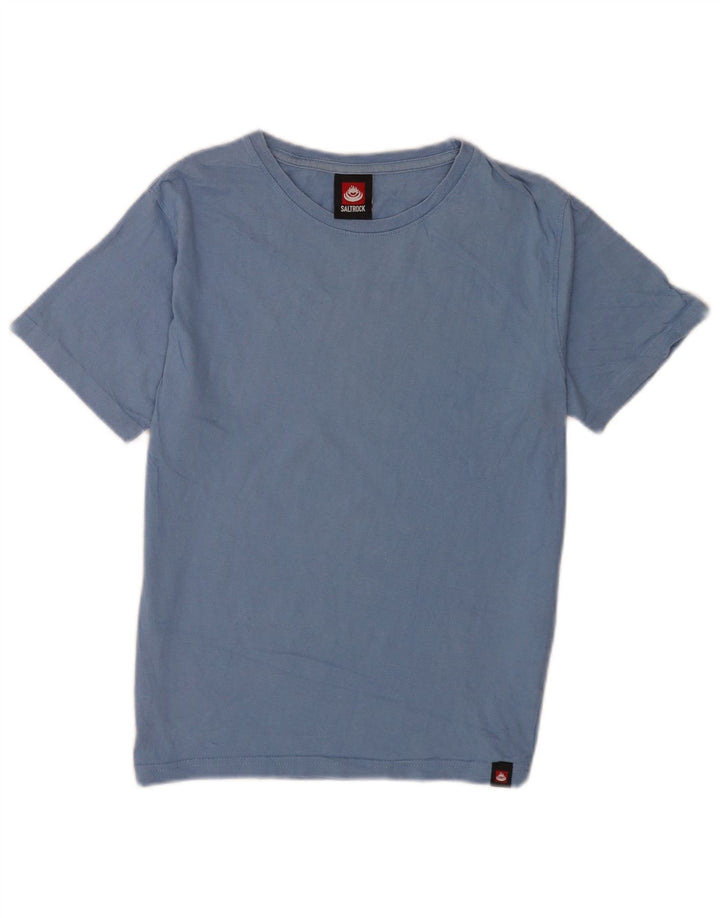 Saltrock Boys T-Shirt Top 12-13 Years Blue Cotton