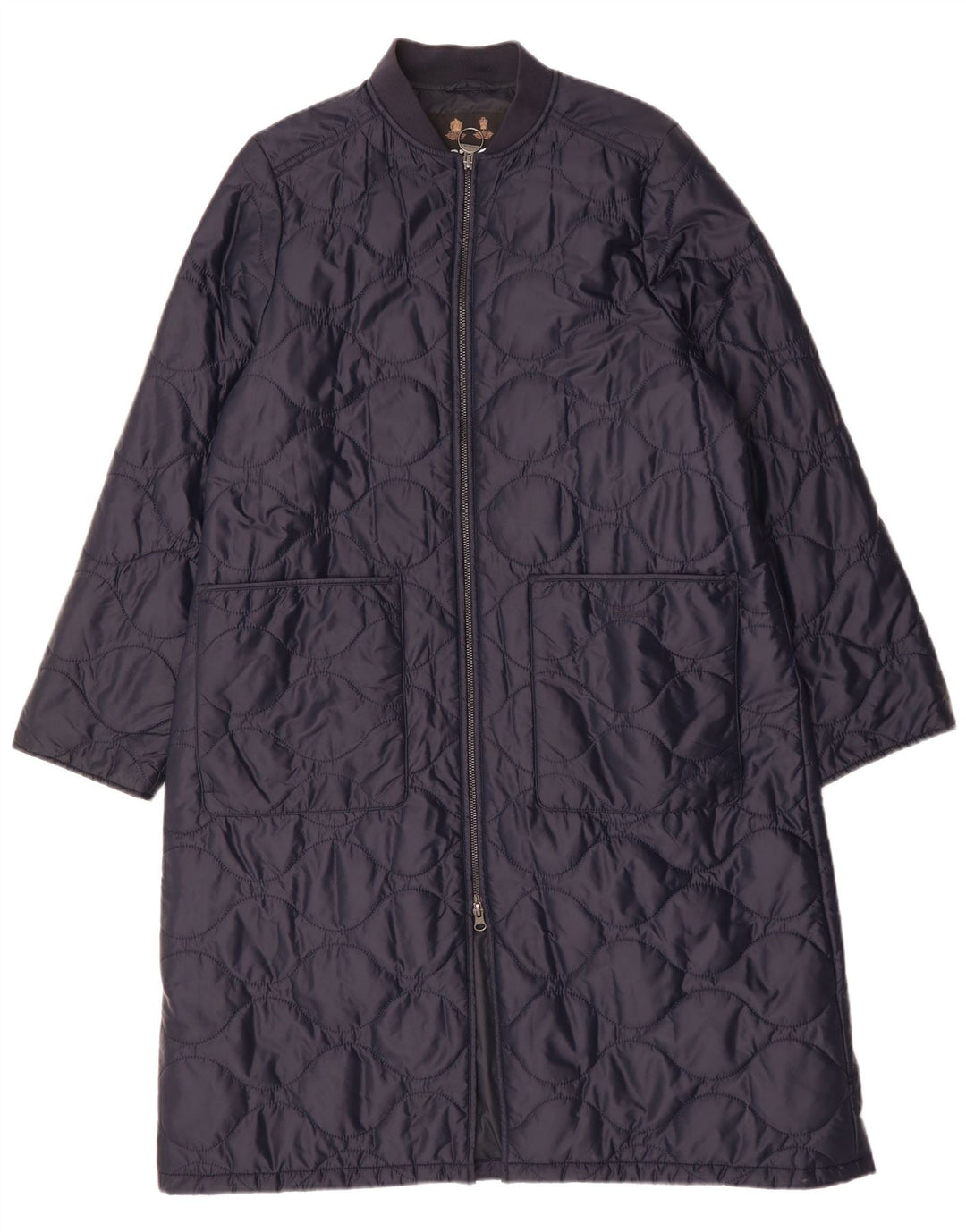 Barbour Womens Oversized Padded Coat UK 12 Medium  Navy Blue