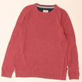 Fat Face Mens Crew Neck Jumper Sweater Medium Red Cotton