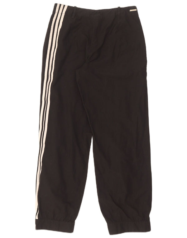 Adidas Womens Joggers Casual Trousers Large W30 L29 Black Cotton