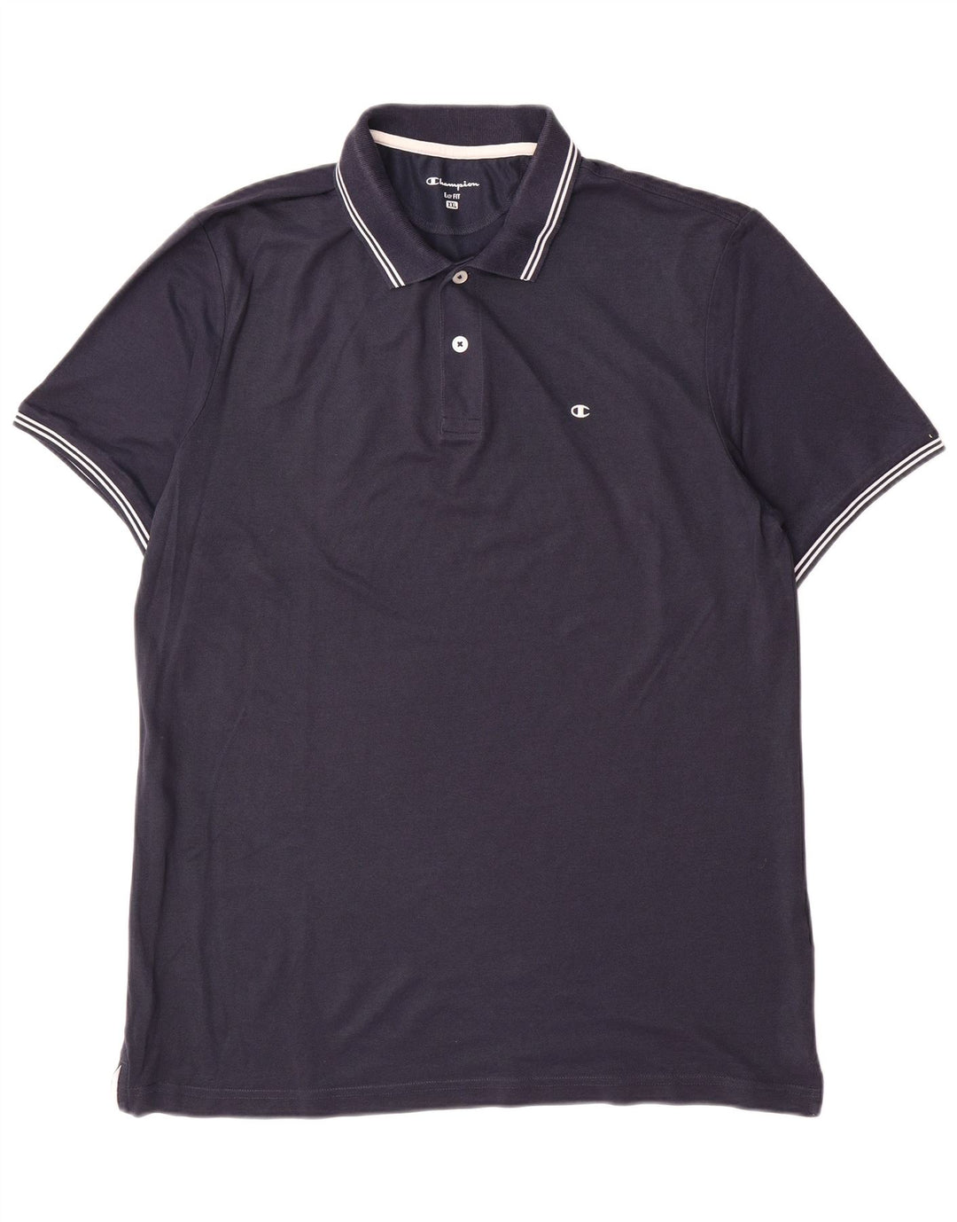 Champion Mens Easy Fit Polo Shirt 2XL Navy Blue