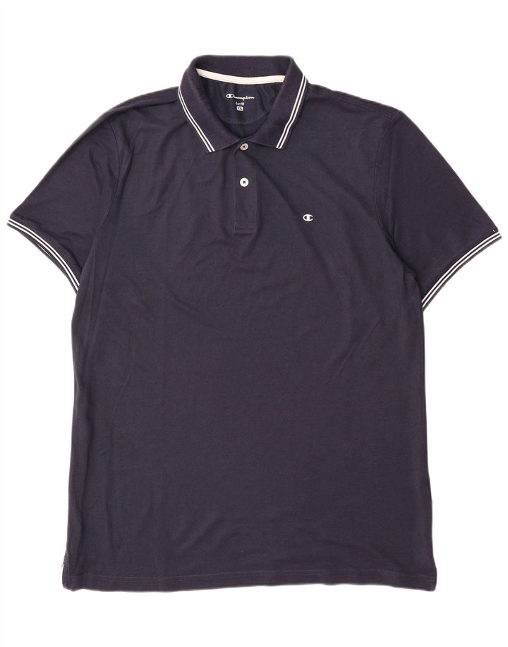 Champion Mens Easy Fit Polo Shirt 2XL Navy Blue